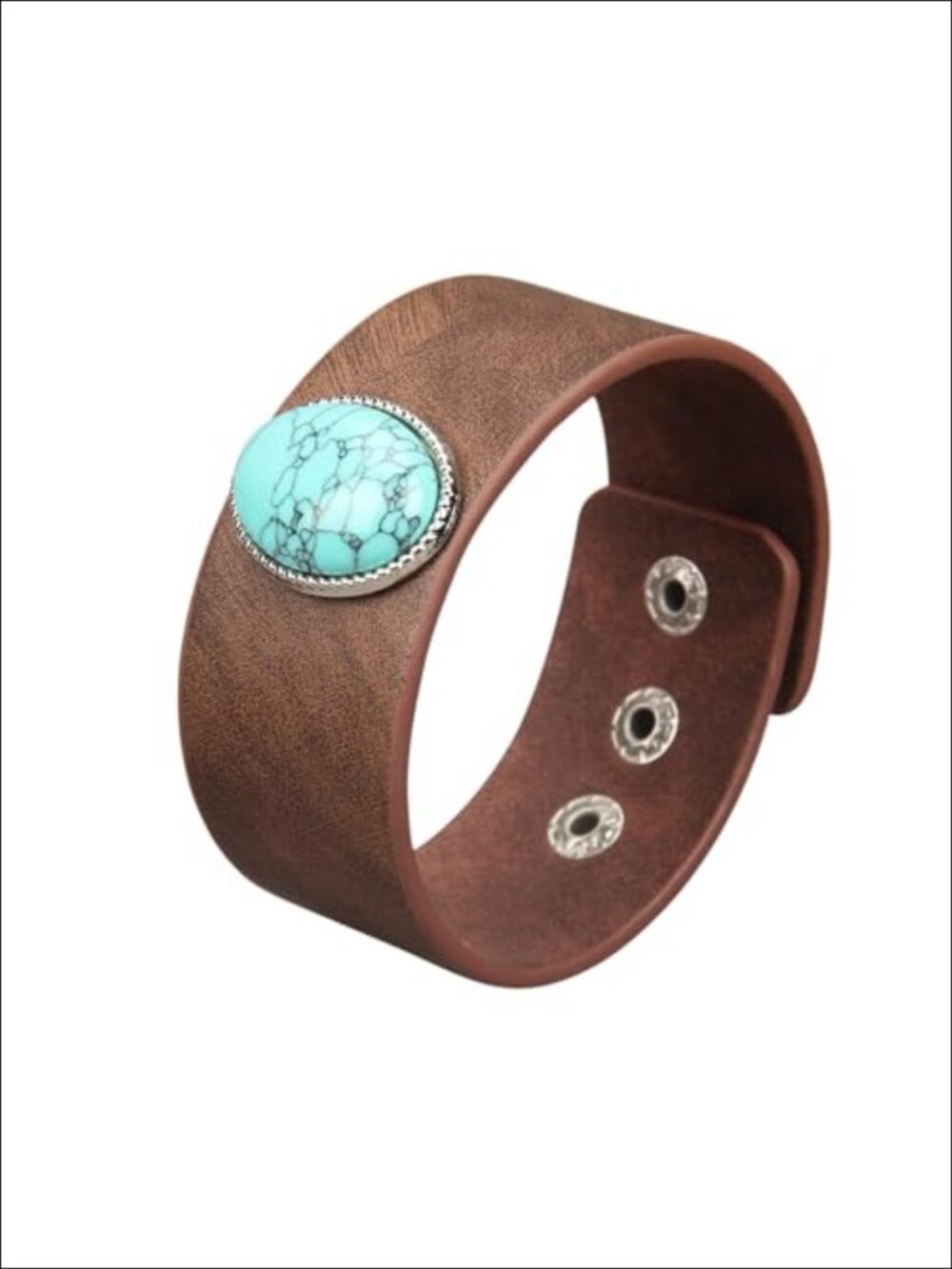 GelConnie Faux Leather Cuff Bracelet Punk Braided Wristband Adjustable Wrap